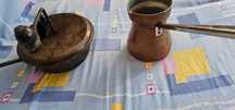 tigaie pentru prajit cafea ibric set servit cafea turceasca