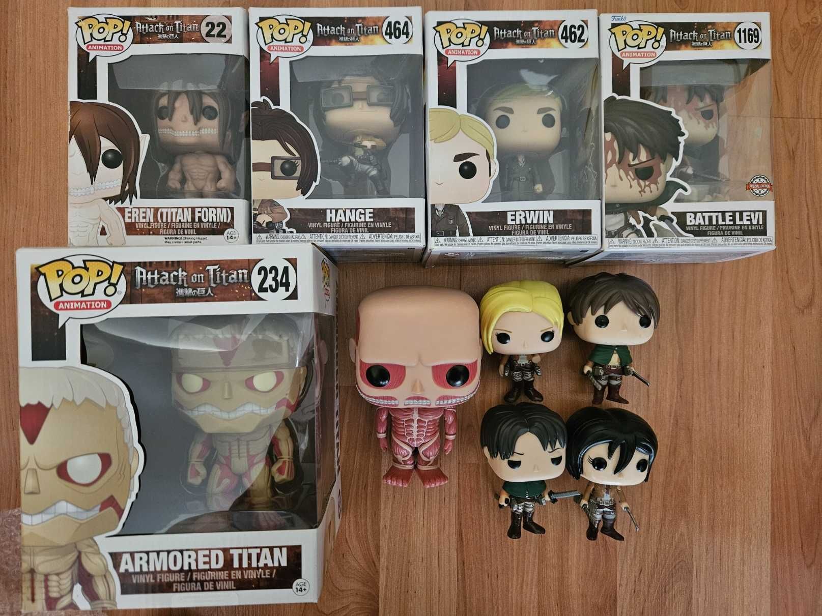 Anime Funko pop - Attack on Titan, Naruto, Tokyo Ghoul, One Piece и др