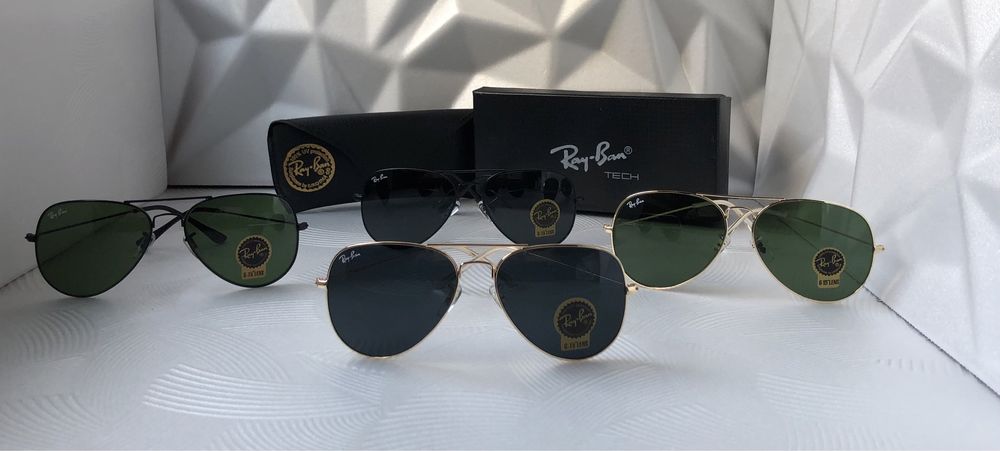 мъжки слънчеви очила авиатор минерално стъкло