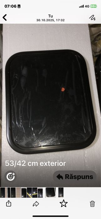 Geam dublu pentru rulote si autorulote 50/100 cm