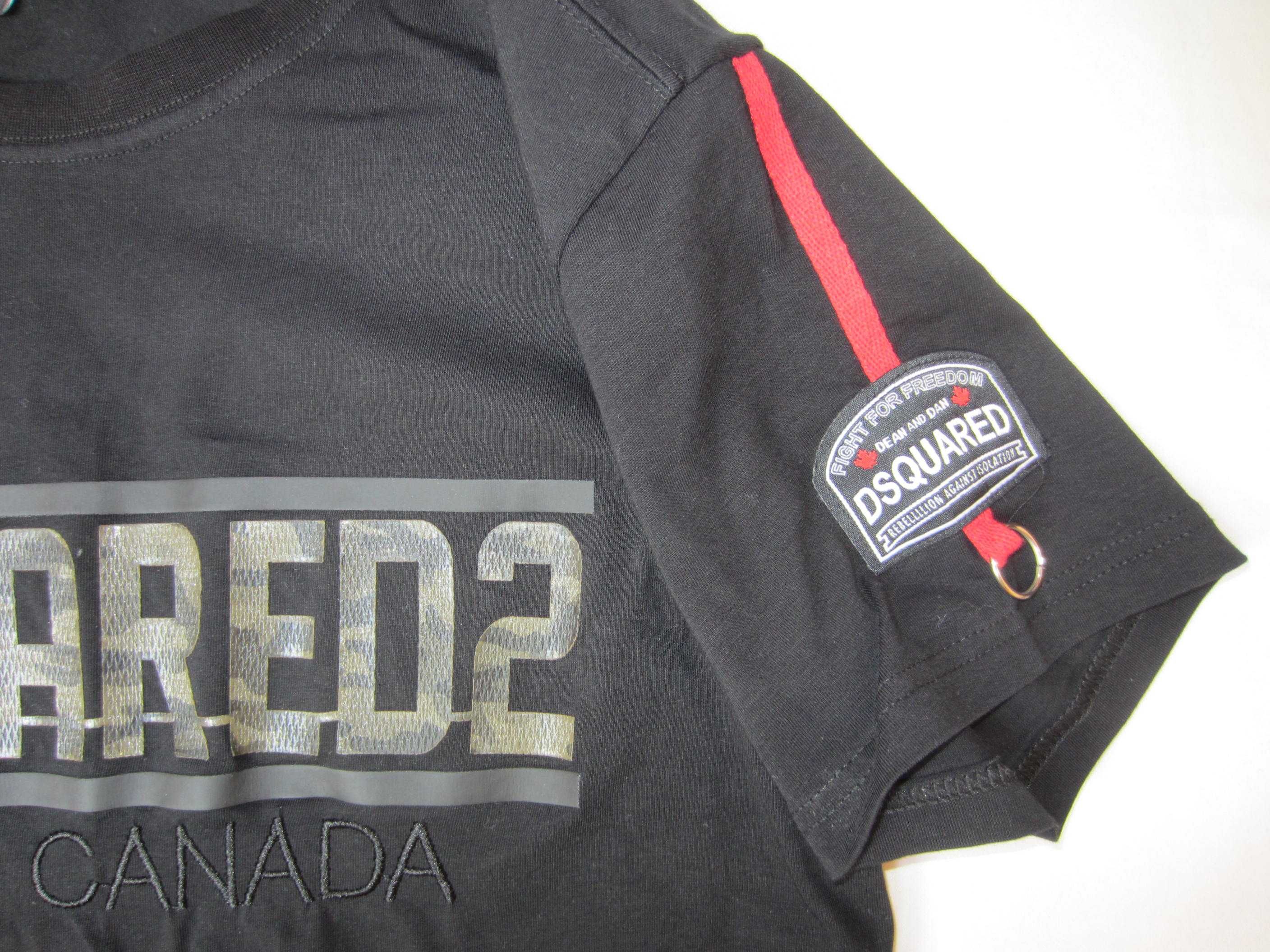 Tricou Dsquared2, masura L, 95%Bumbac+5%Elasthan,stare f. buna- ca nou