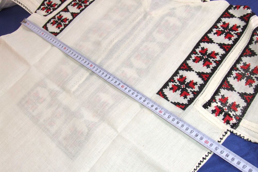 Camasa traditionala (ie) mas. 44, panza bumbac tesuta la razboi