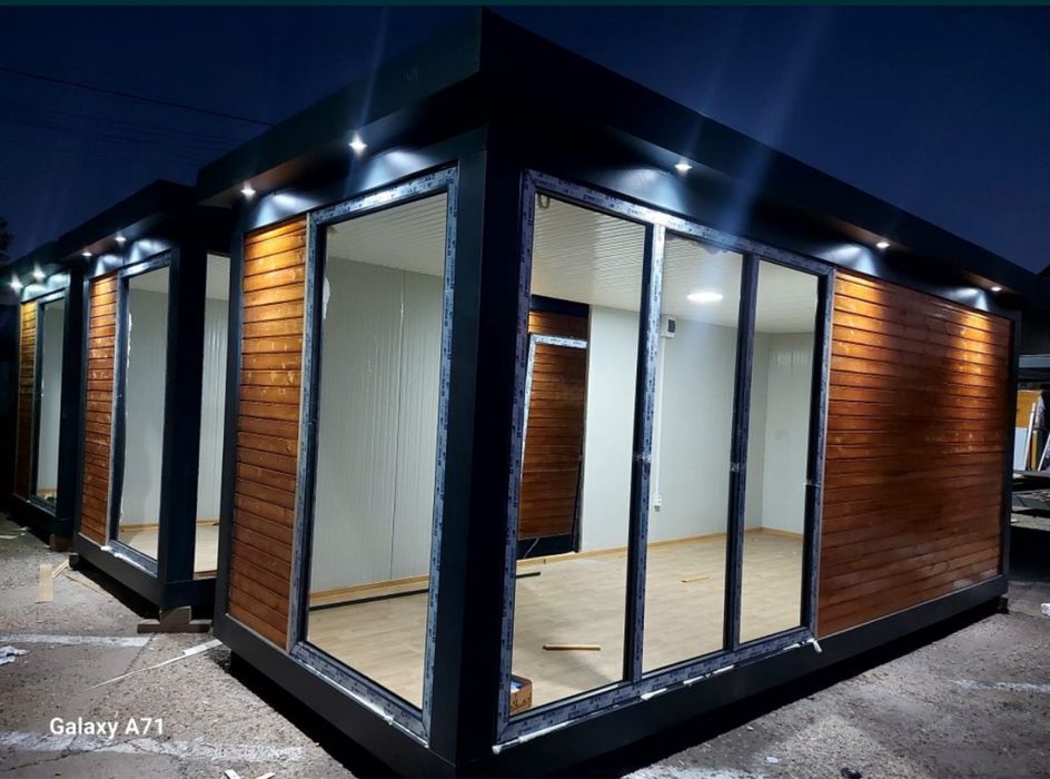 Container modular tip vitrina