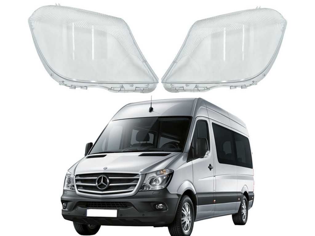 Комплект стъкла за фарове на Mercedes Sprinter W903 Facelift W906 Face
