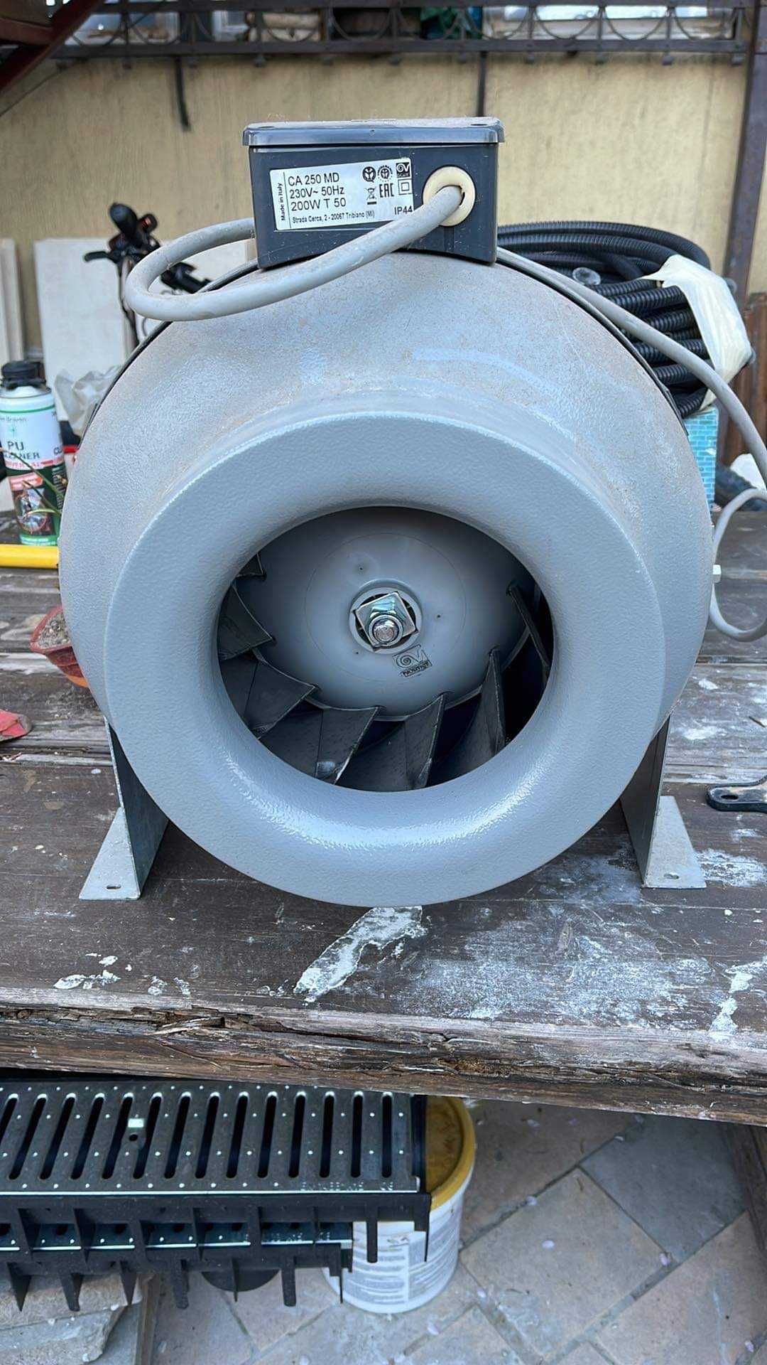Ventilator Vortice CA250MD incl. carcasa pt Filtru