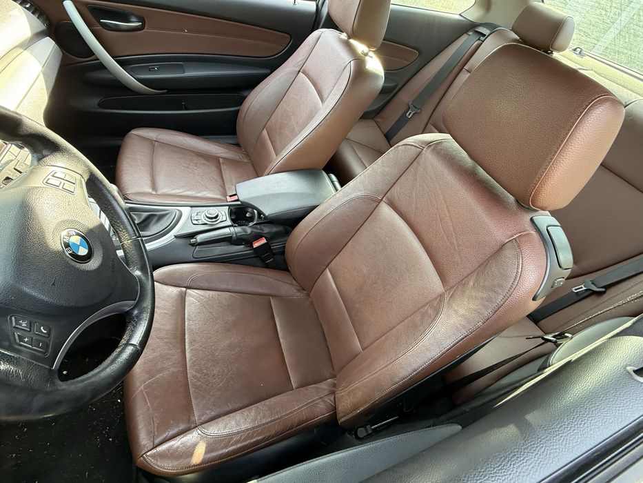 Piese bmw 120d e82 Lci / cic / bixeno / interior piele maro / navigati