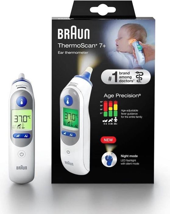 Philips ThermoScan 7+ IRT6525 quloq termometri