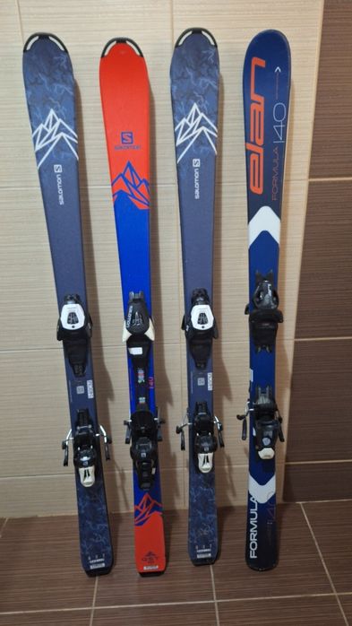 Set schiuri 140cm salomon-clapari ,casca ski
