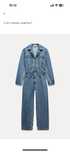 Zara, дънков гащеризон, mom jeans, дънки