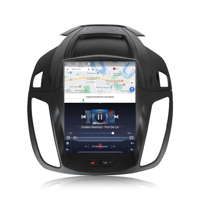 Navigatie dedicata cu Android tip tesla Ford Kuga II 2012 - 2019