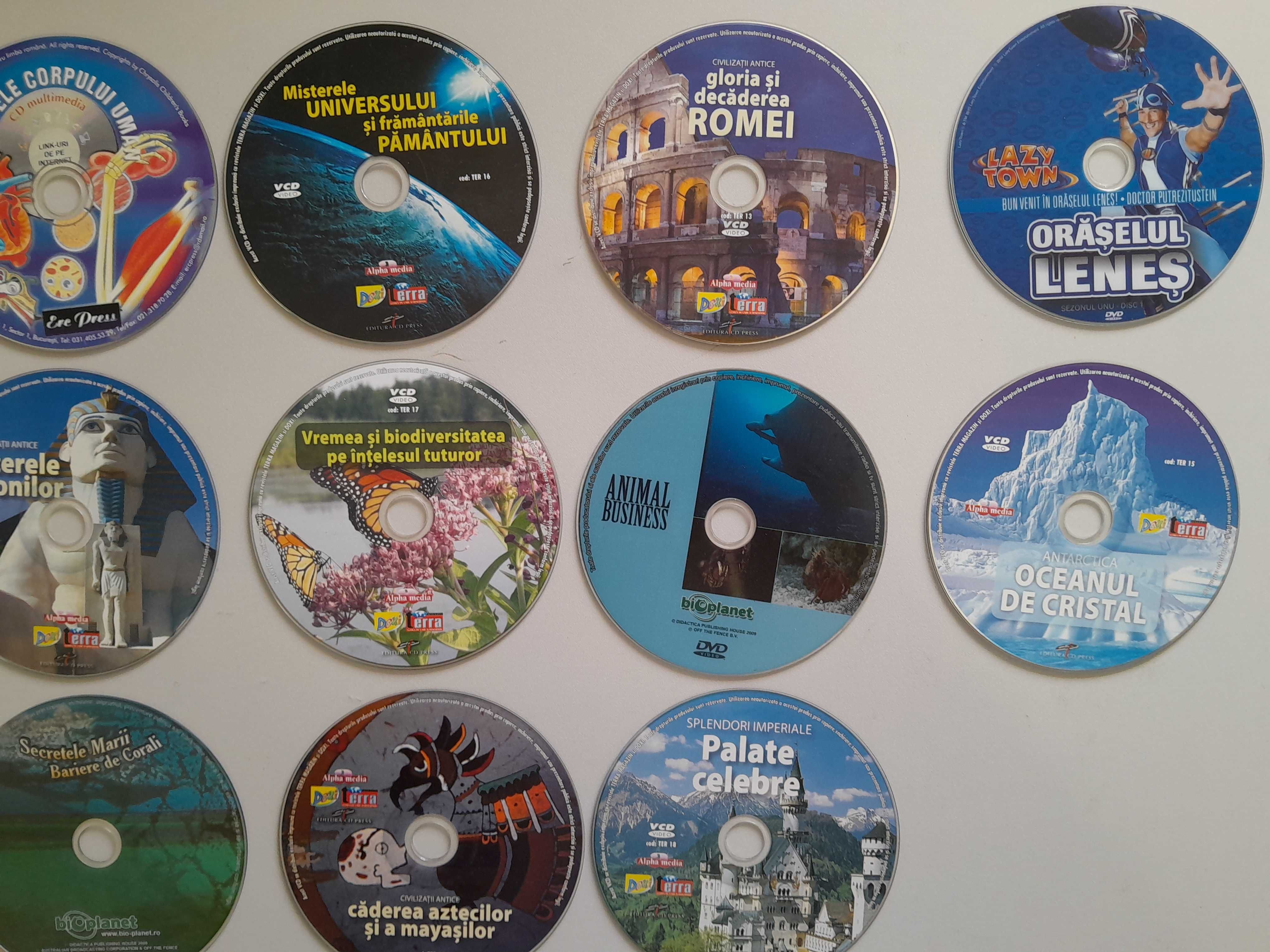 Colectie de 14 DVD-uri si Video CD-uri educative