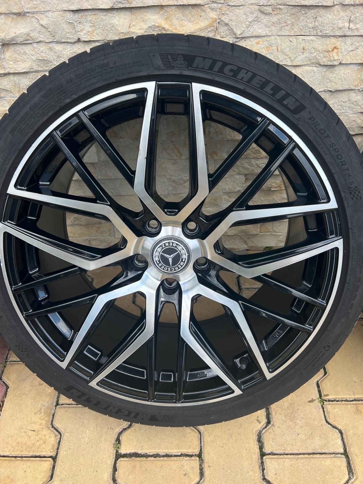 Jante aluminiu cu anvelope Michelin Pilot Sport 4 S Mercedes Benz