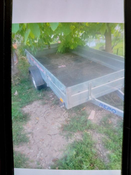 Remorca auto noua, an 2025, obloane 30 cm