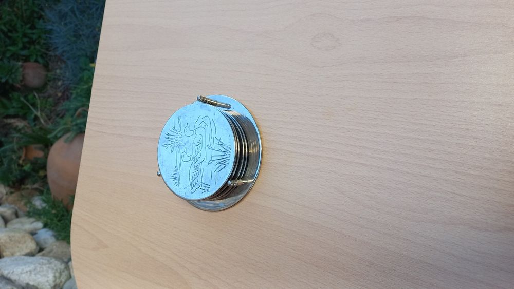 Метални поставки за чаши с изображение патици