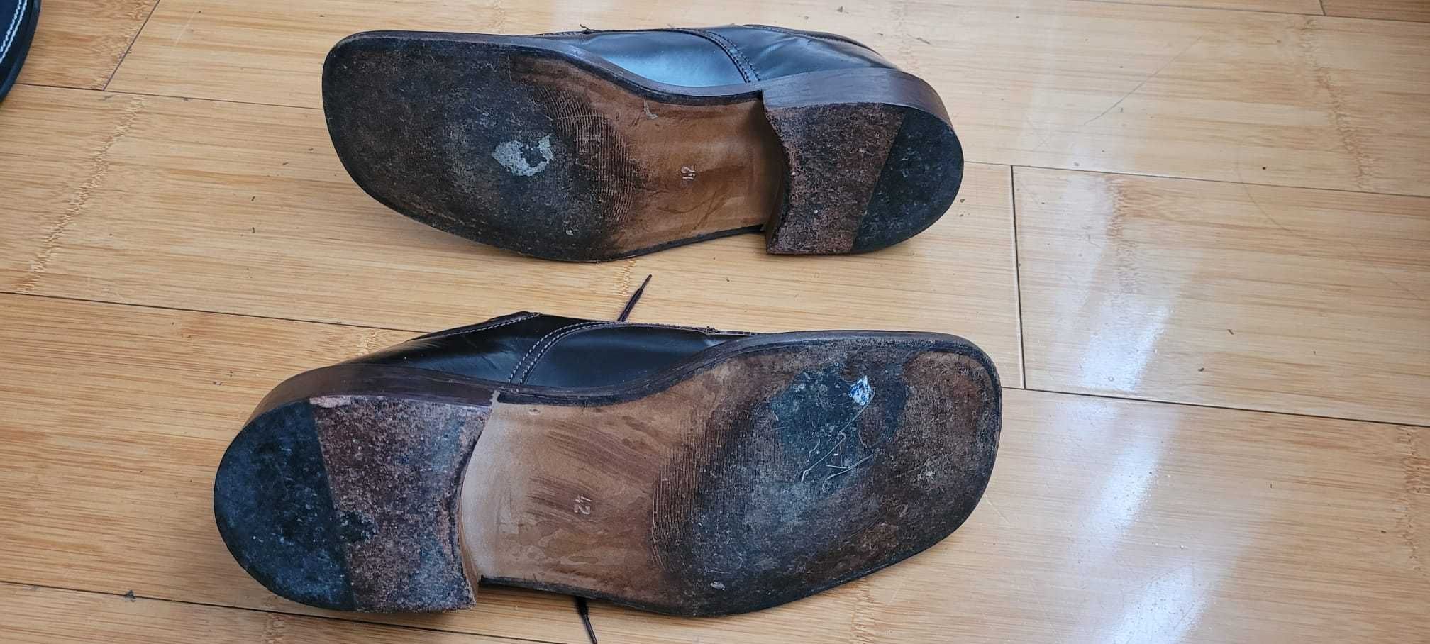 Pantofi maro, piele, mărimea 43