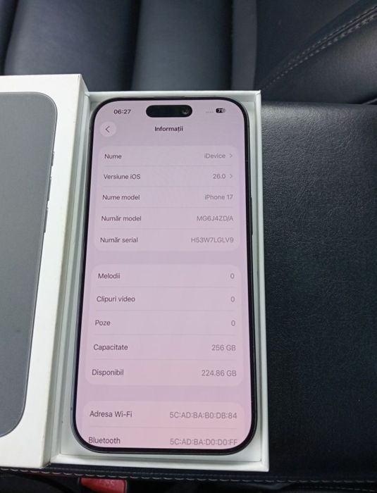 Vand Iphone 17 256gb