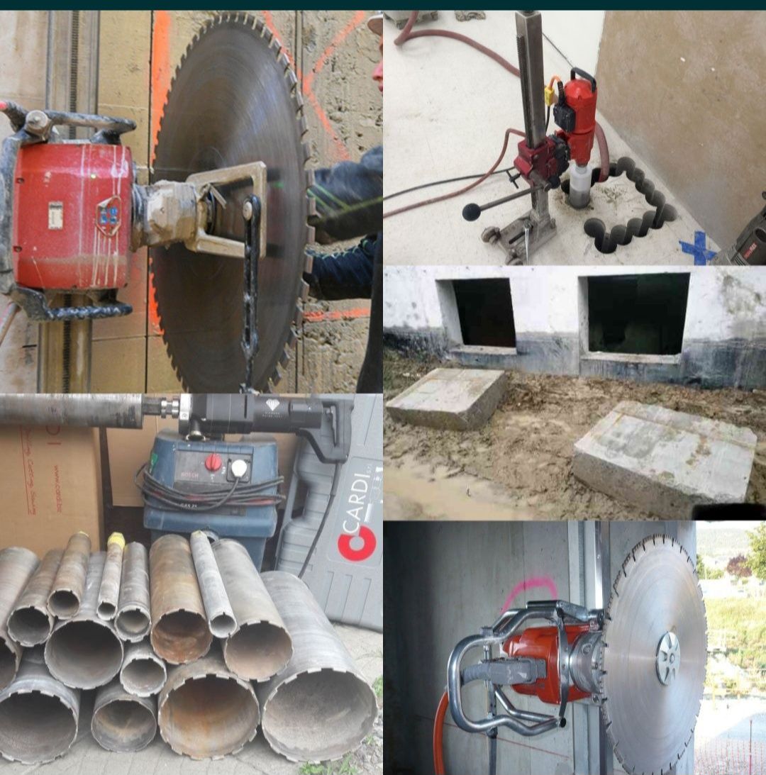 Beton Kesish ishlari Perforator xizmati Uy buzish ishlari