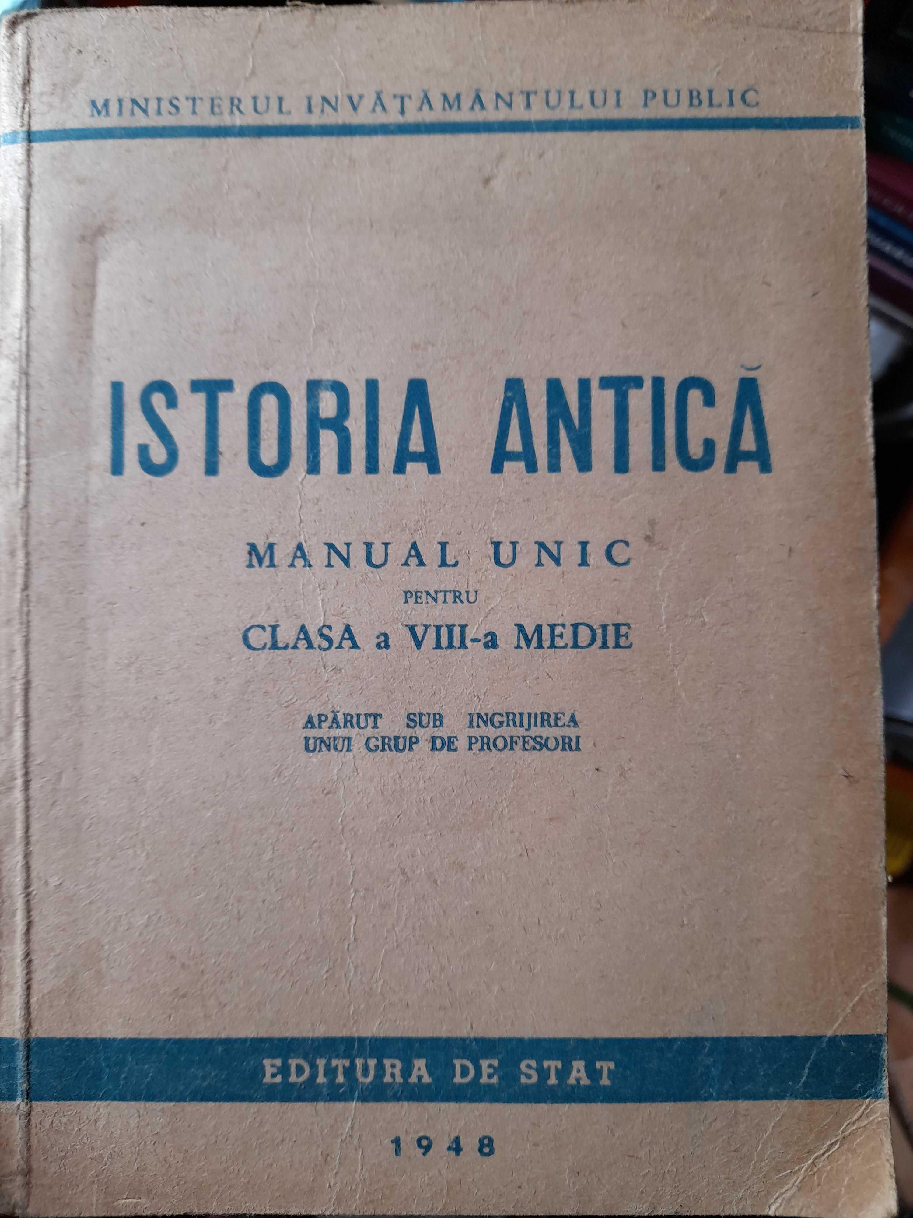 Manual vechi de istorie