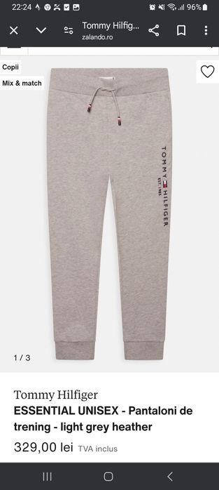 Vând pantaloni trening unisex Tommy Hilfinger