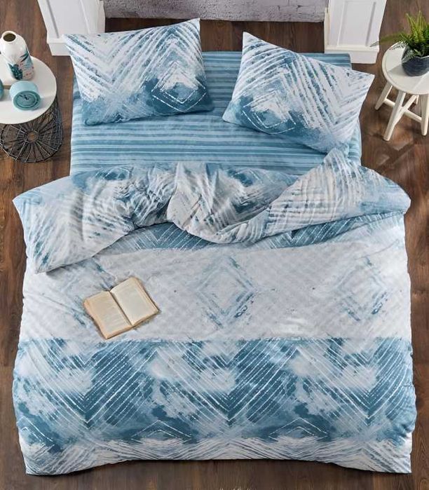 Спално бельо Lina Linens Ranforce Premium – Сив комплект 200×220