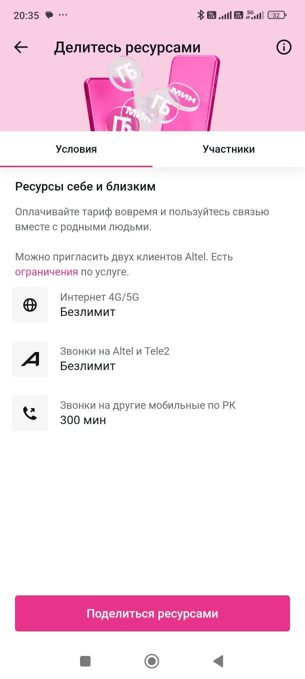 Интернет тариф Алтел