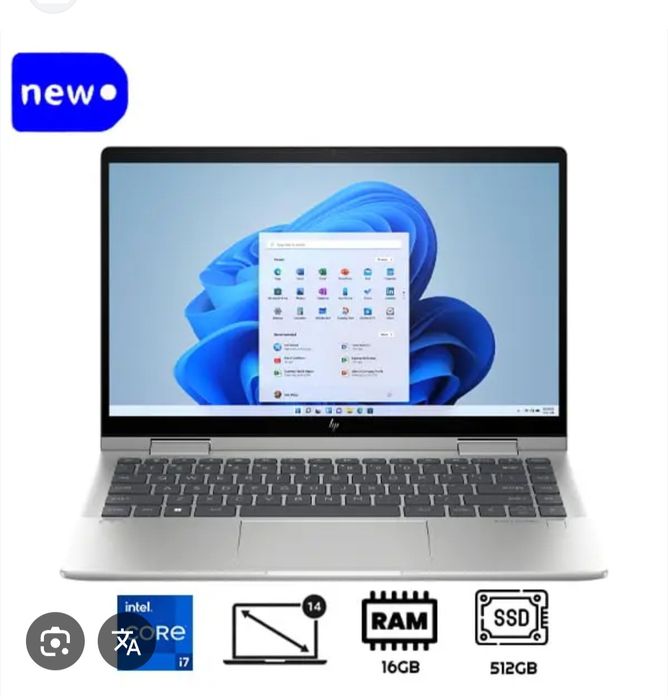 HP ENVY X360 core I7