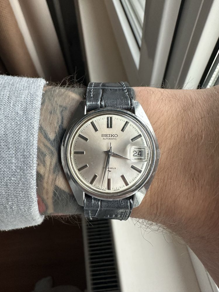 Ceas Seiko 7005-8000, automatic, denumit si baby king seiko