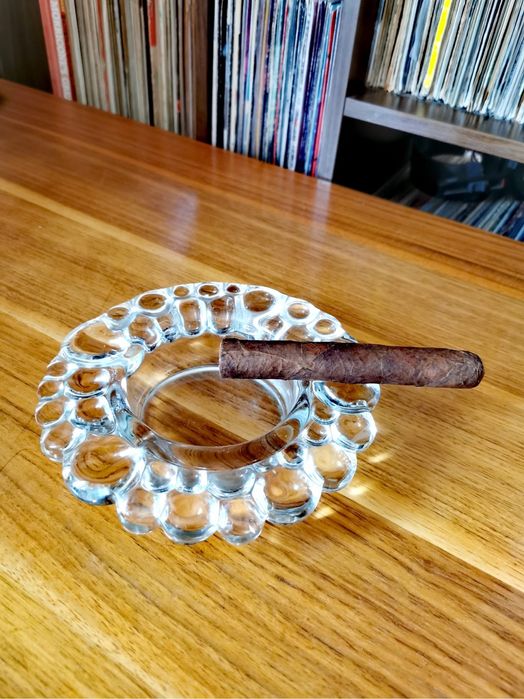 Антикварна кристална масивна тежка дизайнерска маркирана ваза колекция