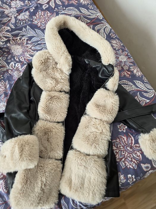 Дамско яке с пух, размер Л- ХЛ