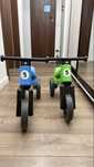 Bicicleta albastra fara pedale Funny Wheels Rider Sport 2 in 1