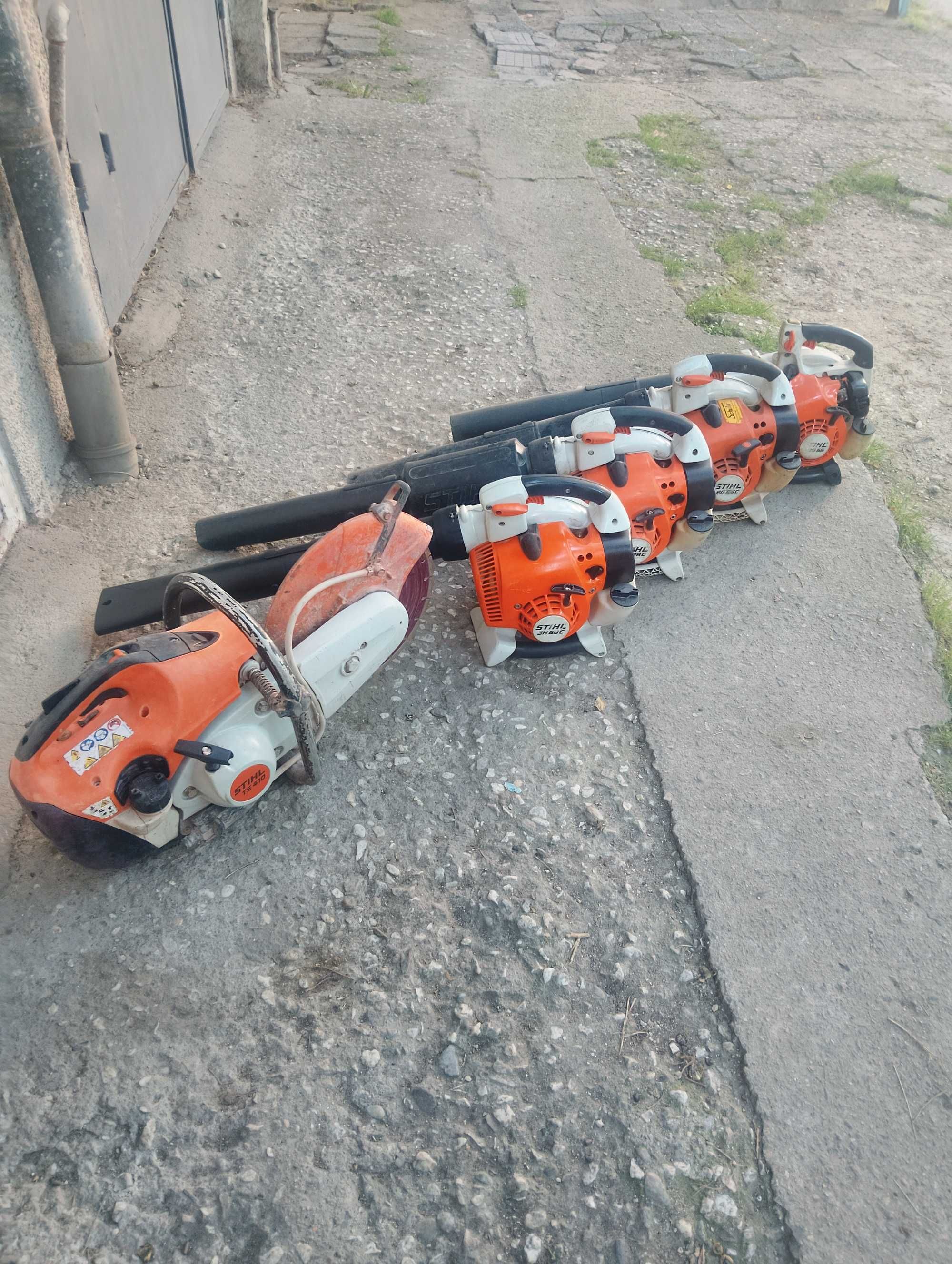 Духалка Stihl BG86C и StihlTS 410 Фугорез
