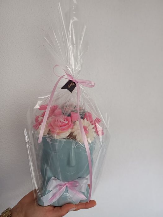 Lumânări, aranjamente hand made , marturii, arcada baloane