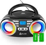 Casetofon portabil KLIM B3 - NOU - Radio FM, CD, MP3, Bluetooth,