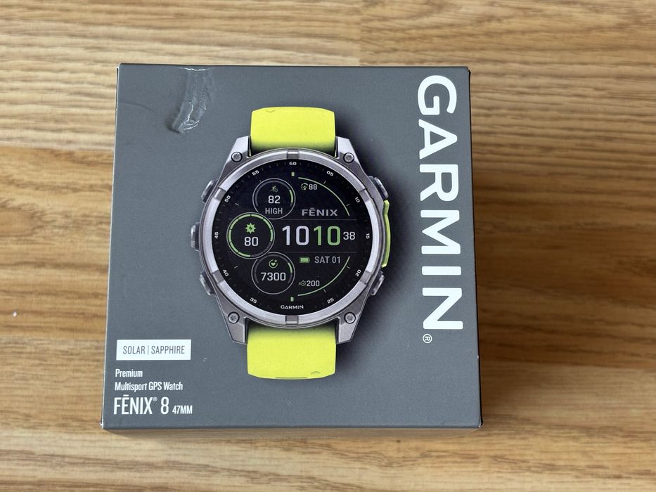 Garmin Fenix 8 Solar Sapphire Titanium 47mm