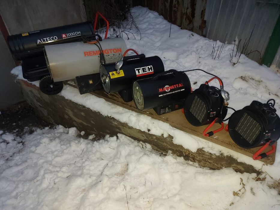 Аренда газовой.дизельной.электро.пушки.