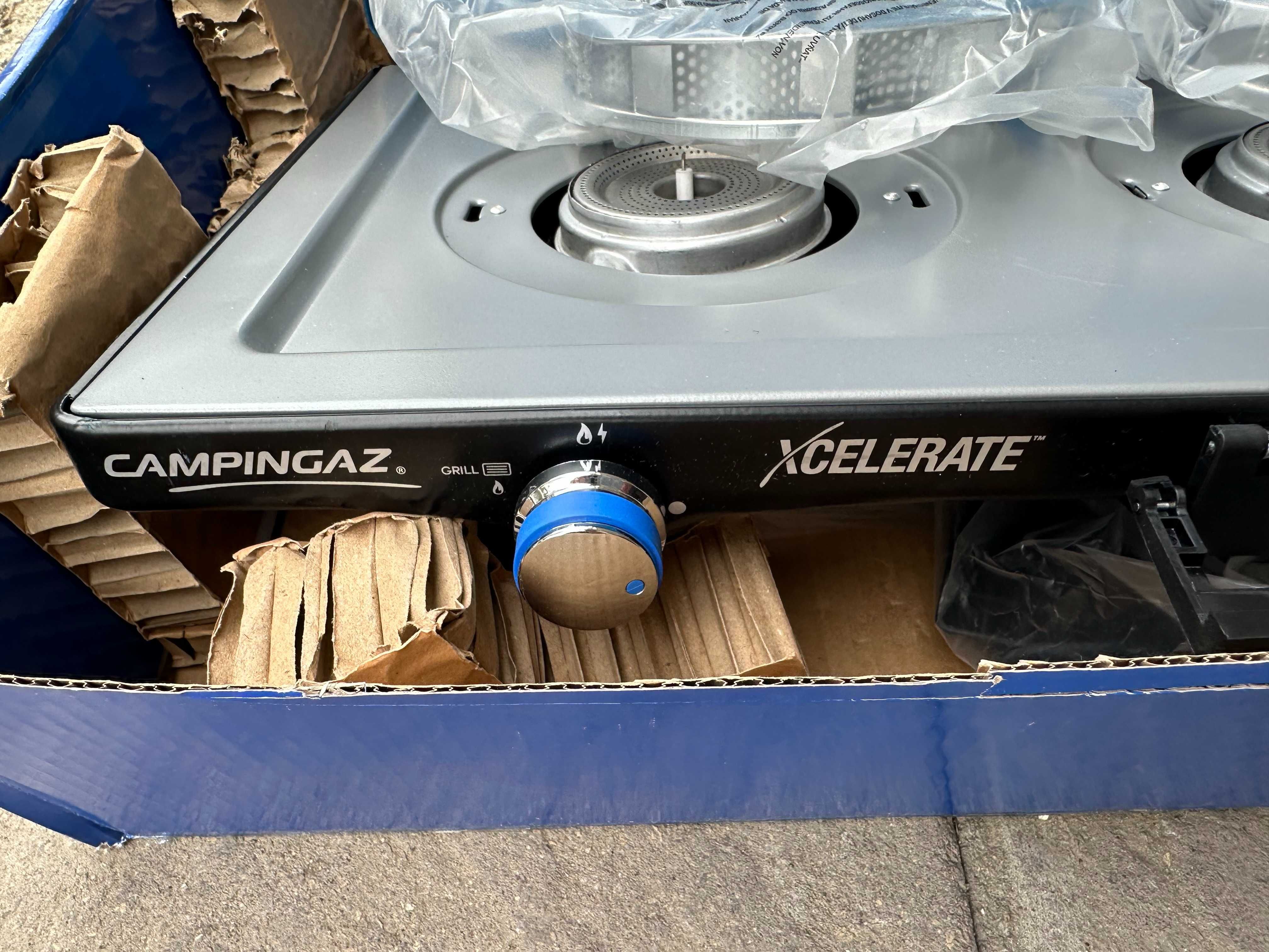 Нов Туристически газов котлон с две горелки Campingaz 400 S, 2200W Син