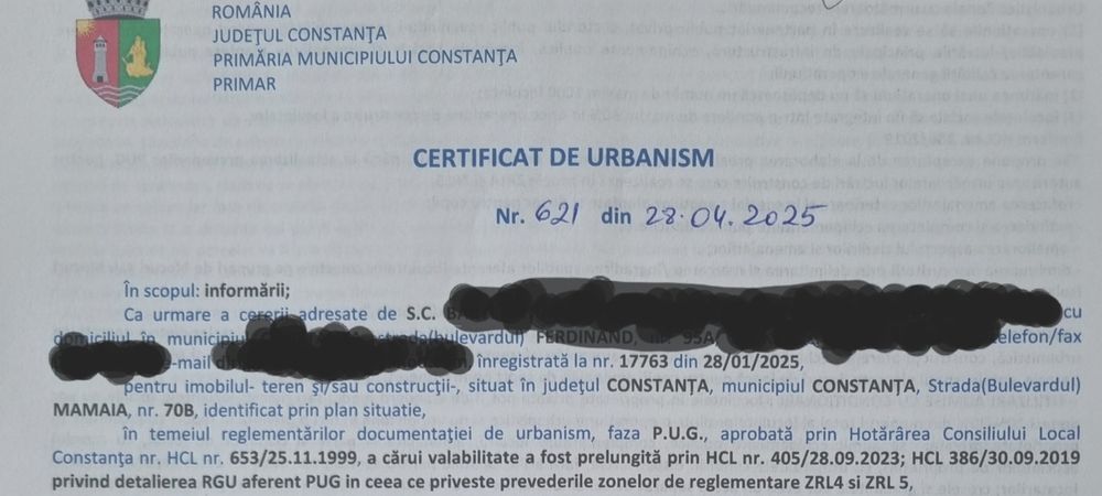 Teren ultracentral Bd Mamaia