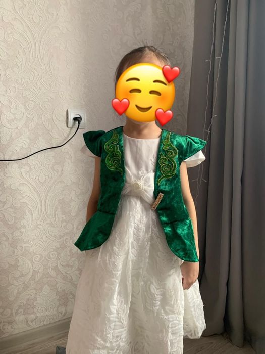 Платье и жилетка казакша