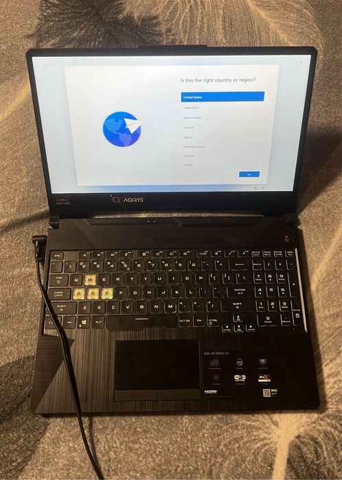 Laptop gaming asus tuf f15