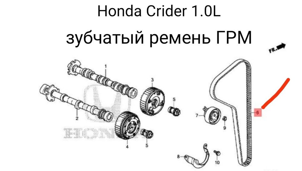 Crider зубчатый ремень ГРМ оригинал