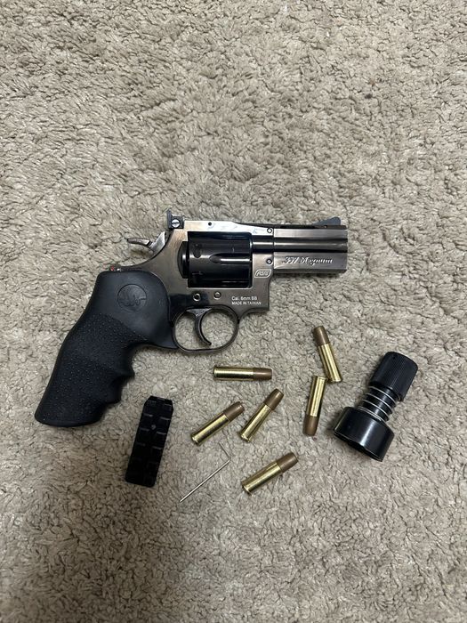 Revolver Airsoft Magnum .357 Gun Metal 2.5”