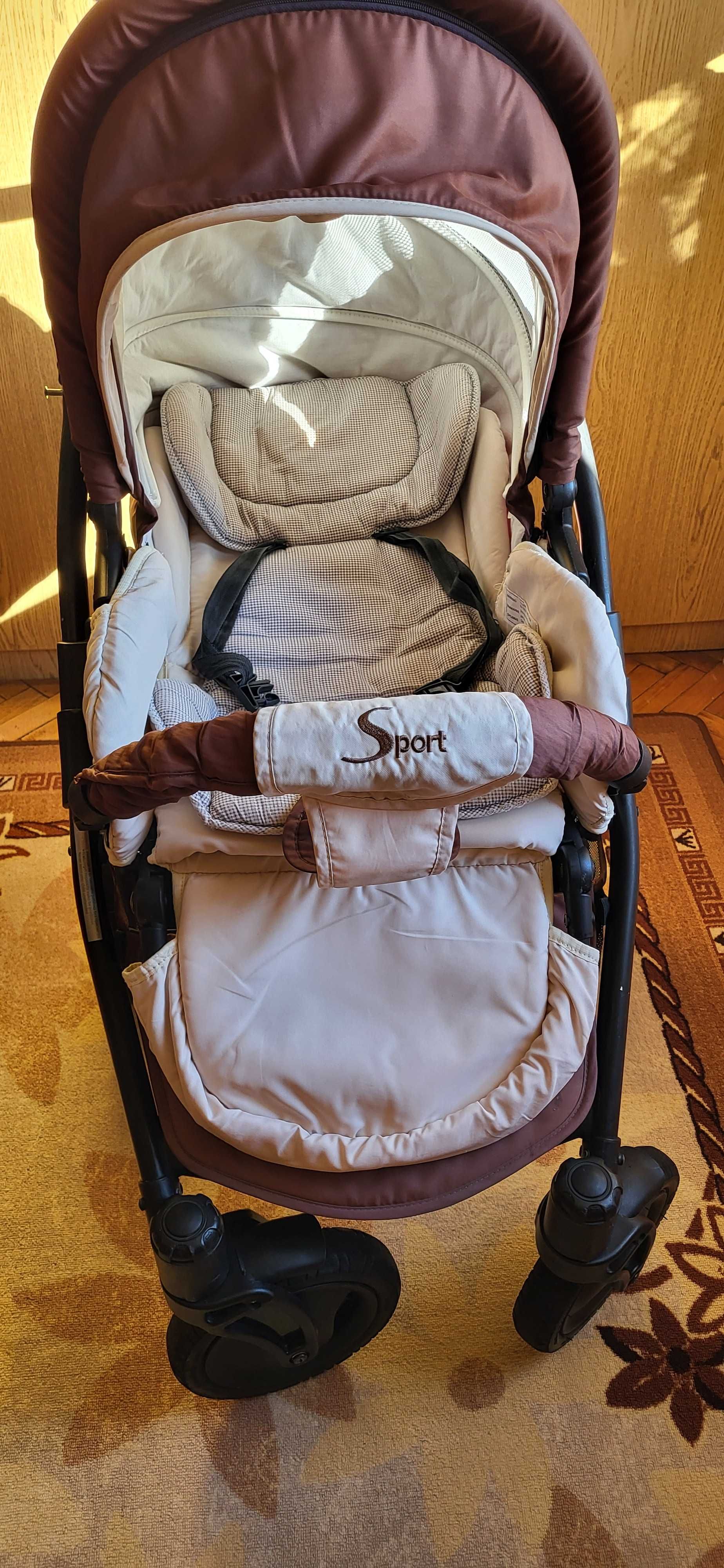 Детска количка 3в1 ZIPPY Sport кафява