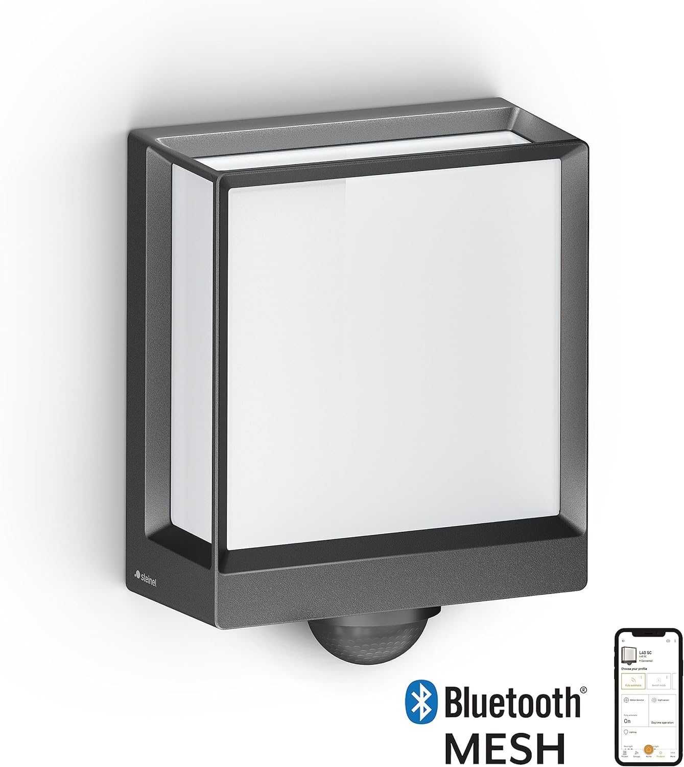 Aplică LED reglabila cu senzor de miscare  Steinel L40SC, Bluetooth