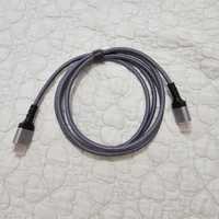 Cablu HDMI 2.1 SNOWKIDS, nailon/aliaj de aluminiu, gri/negru, 2 m, 8K