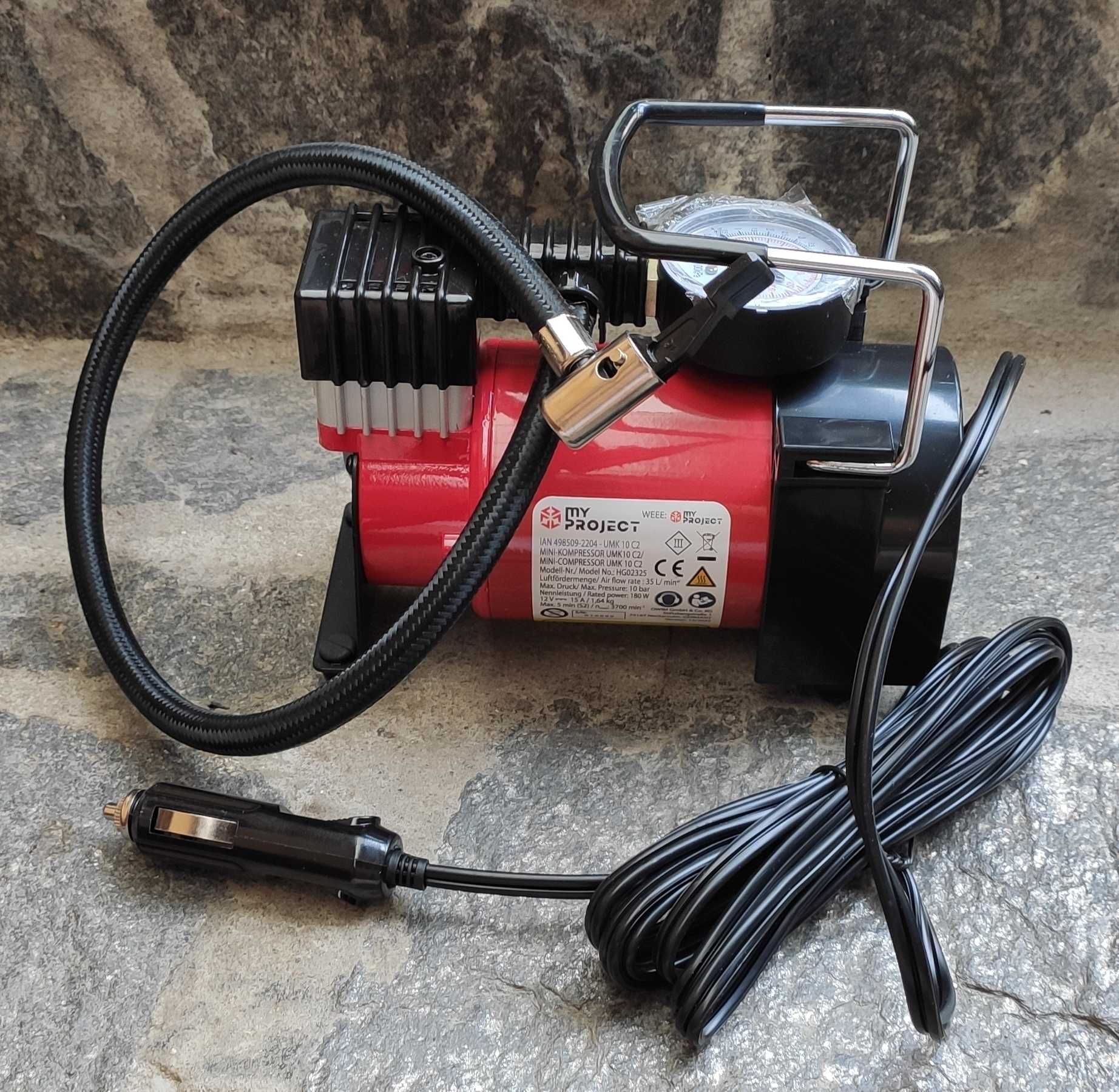 Compresor auto 12v 35 l/min