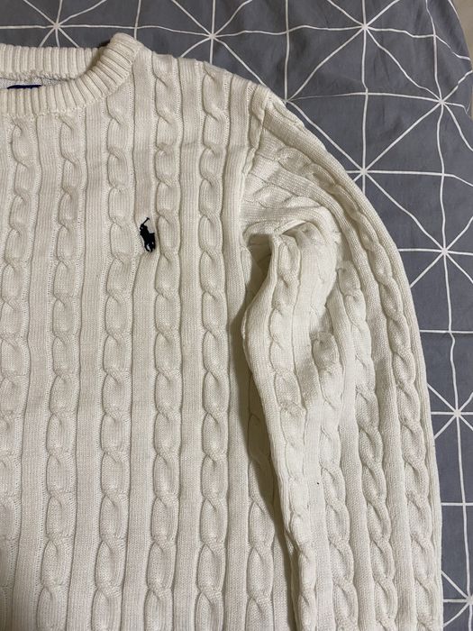 Polo Ralph Lauren alb – mărimea L, purtat o singura data