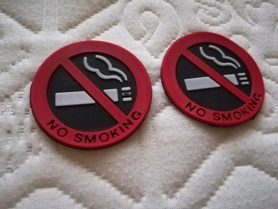 Sticker/autocolant 3M avertizare NO SMOKING