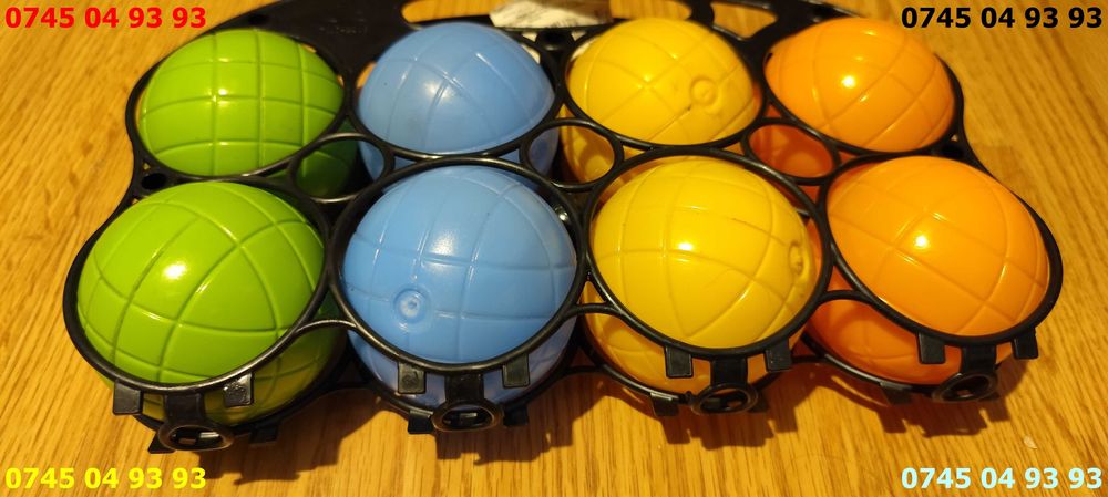 joc PENTANQUE 8 bile plastic umplute cu apa NOU