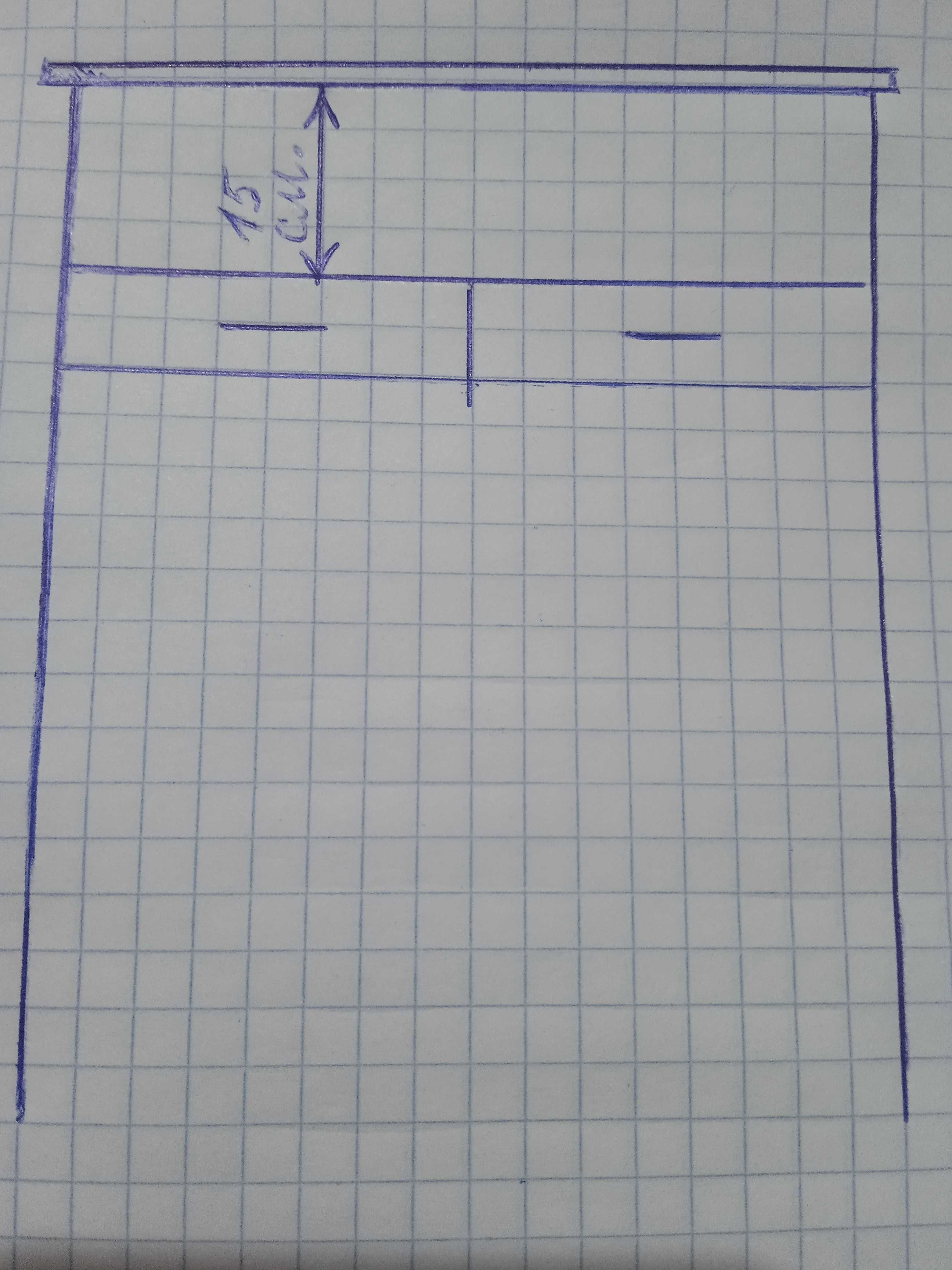 Ресепшен из белого дсп