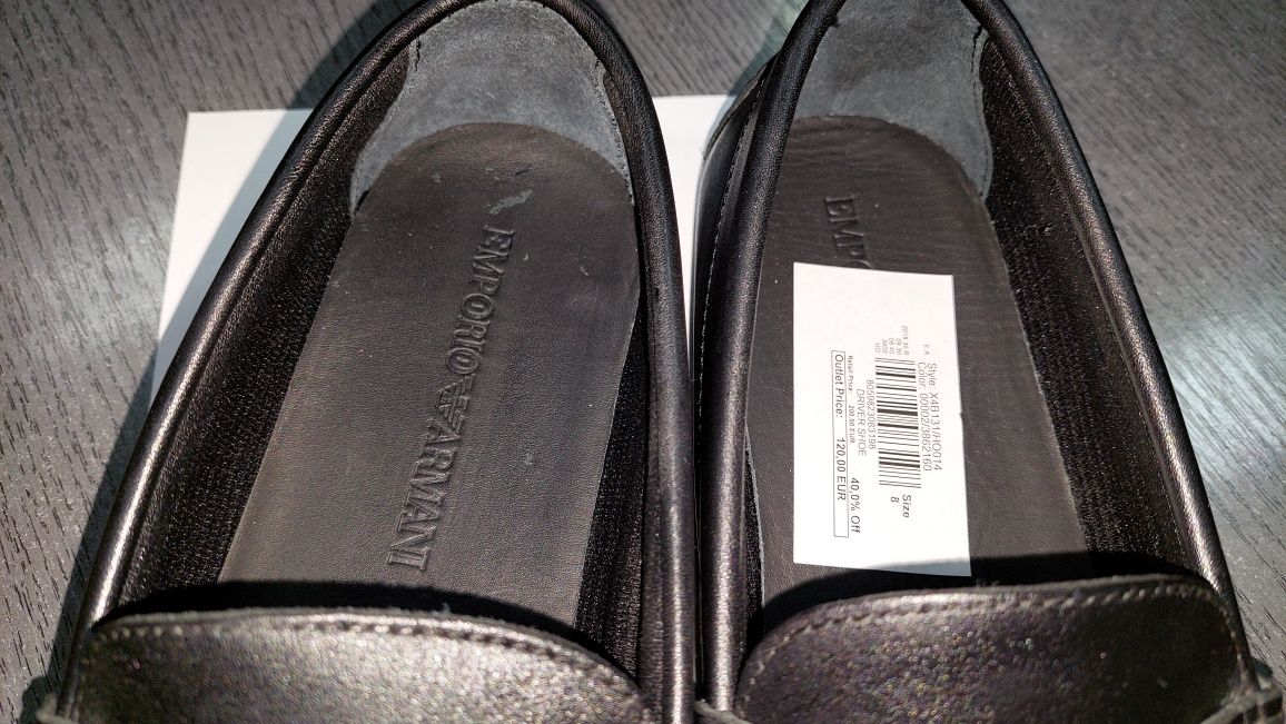 Pantofi bărtătești,noi,Emporio Armani,M42, 250 lei